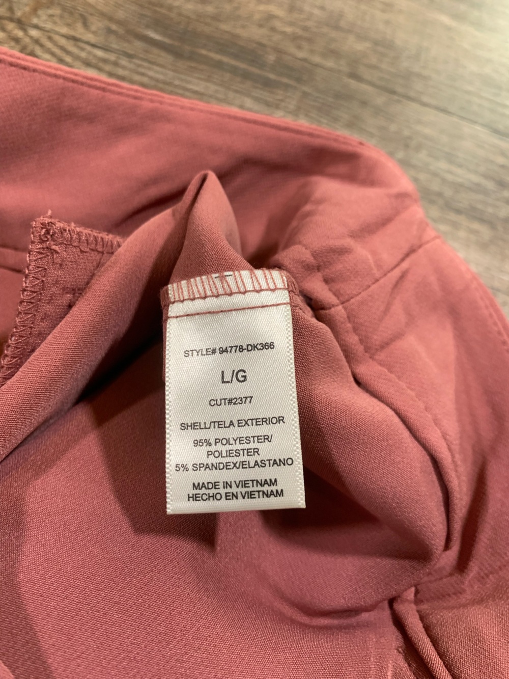 HAVE Women's Rose Pink Pleated Casual Dress Shorts Size L NEW - Picture 8 of 10